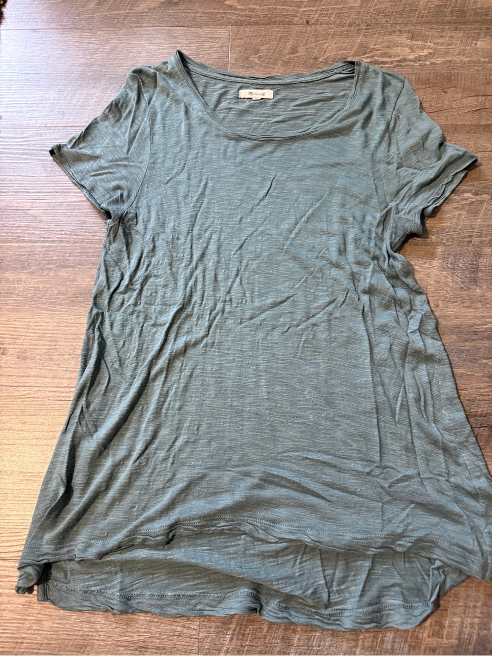 Madewell Short Sleeve Scoop Neck Tee - Olive